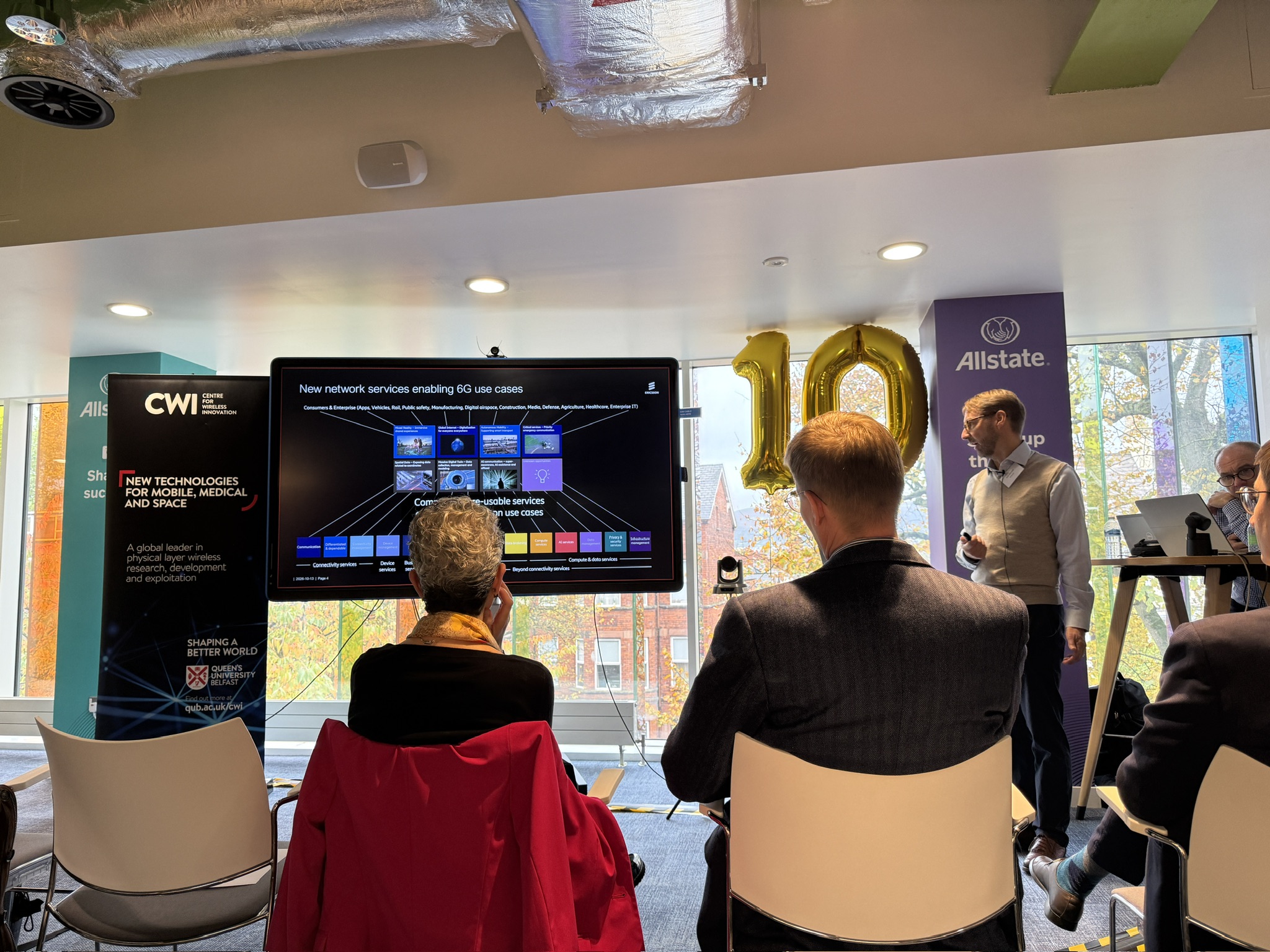 Erik Nordell speaking about 6G work at Ericsson