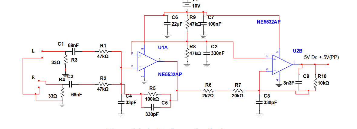 Audio generation circuit for AM modulation