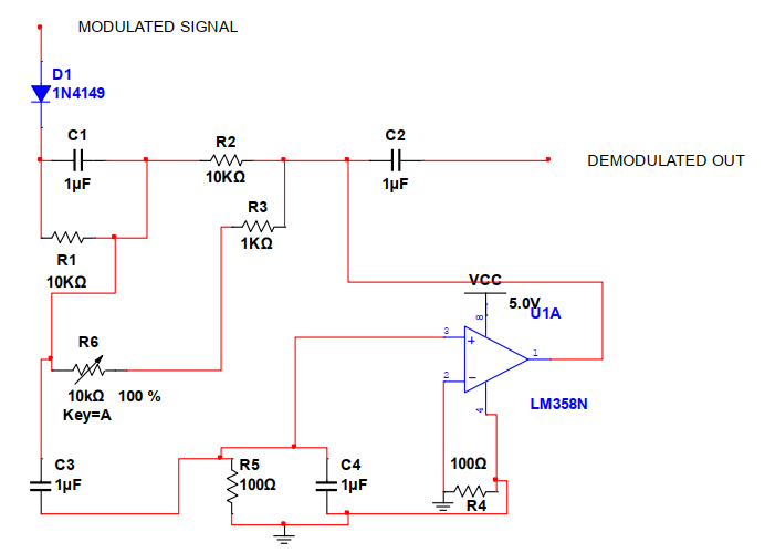 AM demodulator circuit