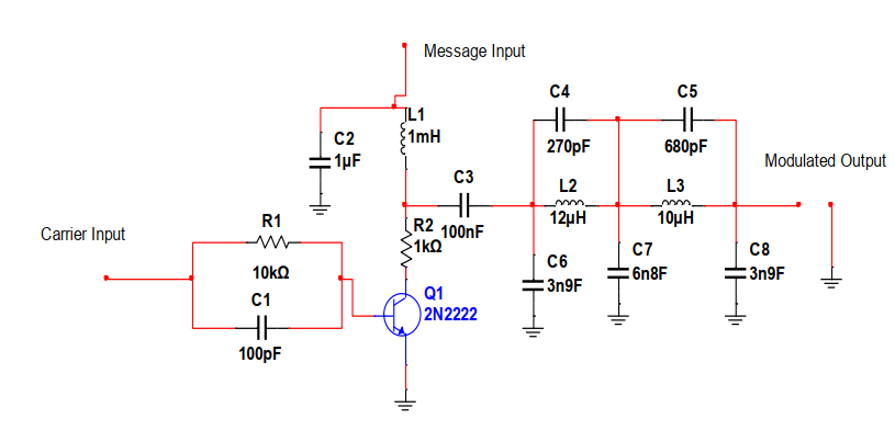 Filtering and modulating circuit